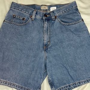 L.L Bean Vintage Denim High Rise shorts